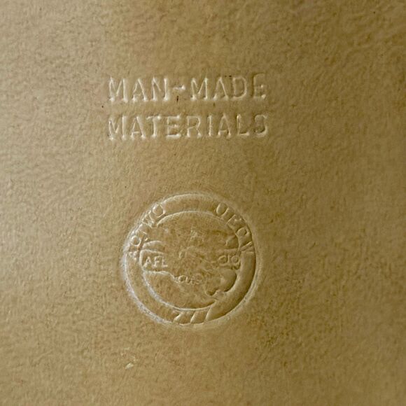 Air Step Vintage "UNION MADE AFL-CIO CLC" seal Black Heel Womens Size 7.5 Wide - Picture 10 of 12